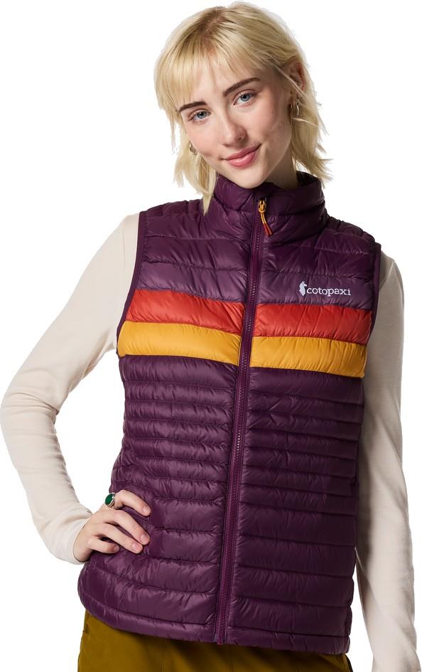 Fuego Down Vest - Womens - acai stripes 1