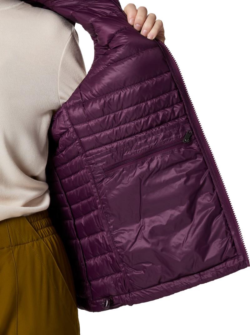 Fuego Down Vest - Womens - acai stripes 1