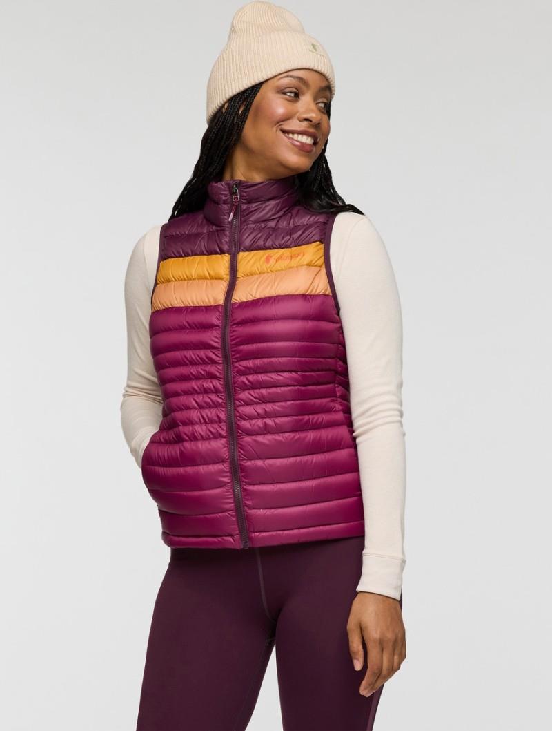 Fuego Down Vest - Womens - blackberry / jam 1