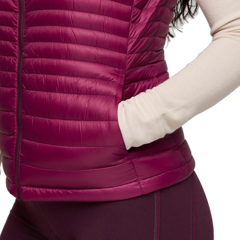 Fuego Down Vest - Womens - blackberry / jam 1