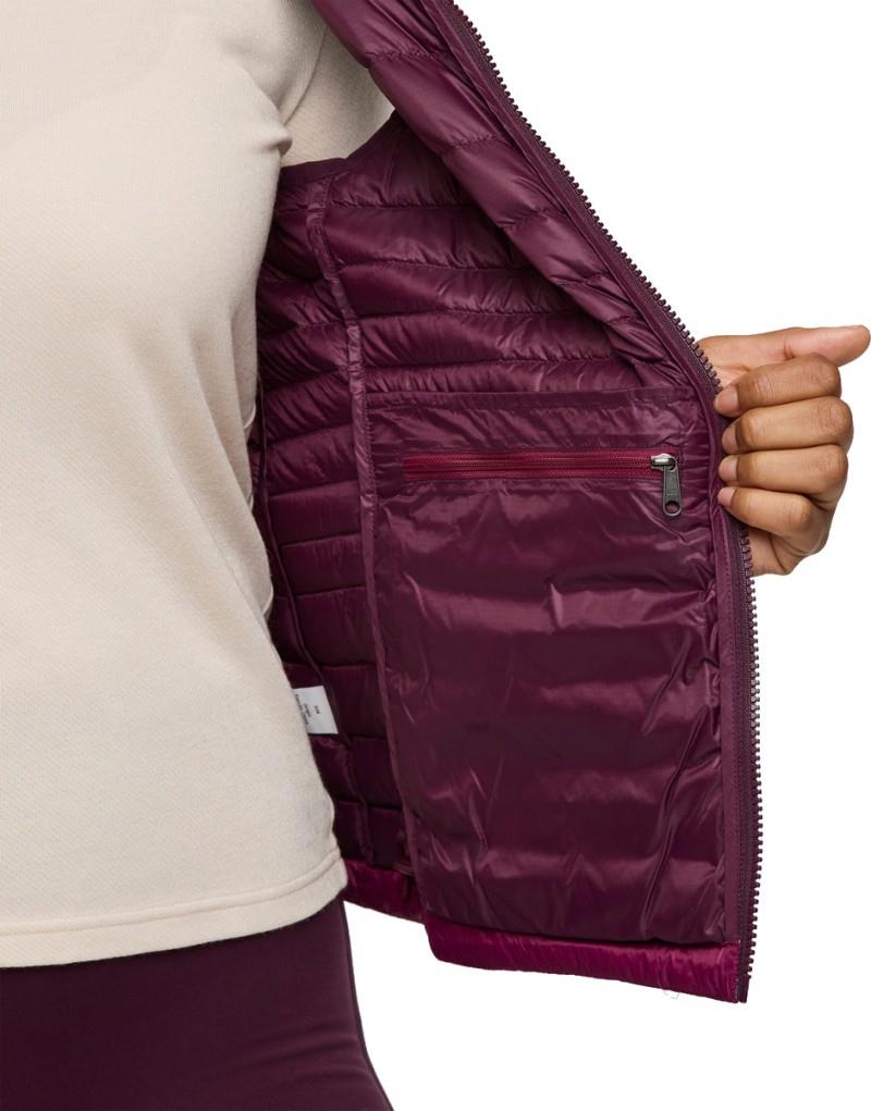 Fuego Down Vest - Womens - blackberry / jam 1