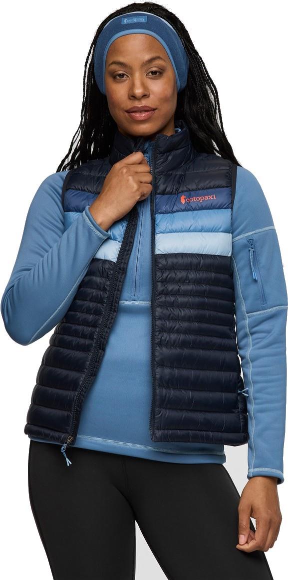Fuego Down Vest - Womens - carbon stripes 1