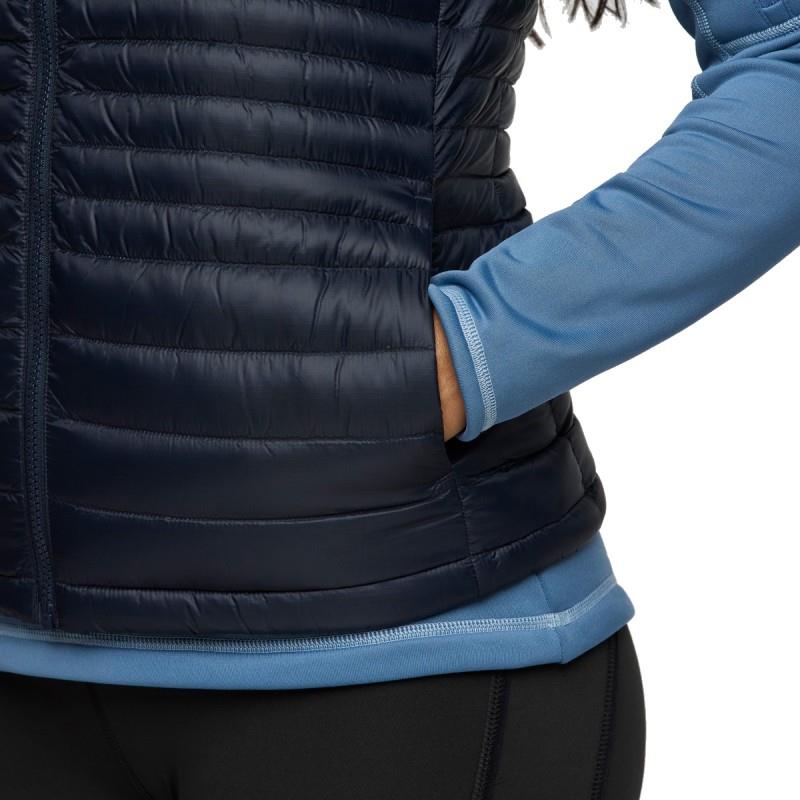 Fuego Down Vest - Womens - carbon stripes 1