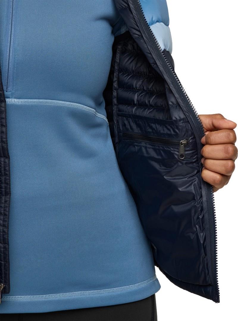 Fuego Down Vest - Womens - carbon stripes 1