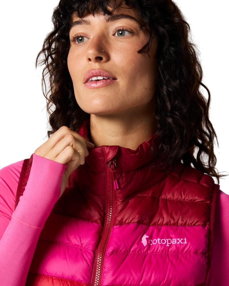 Fuego Down Vest - Womens - crimson / spicy 1