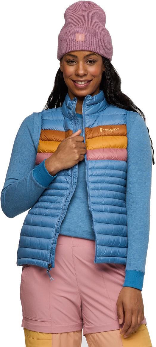 Fuego Down Vest - Womens - fjord stripes 1