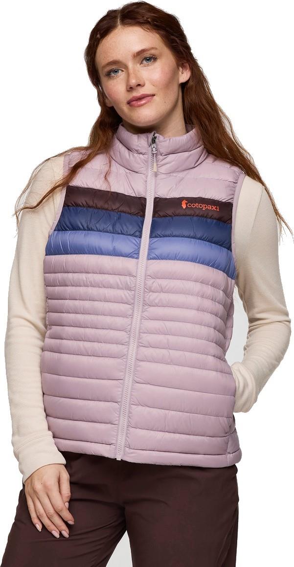 Fuego Down Vest - Womens - quartz stripes 1