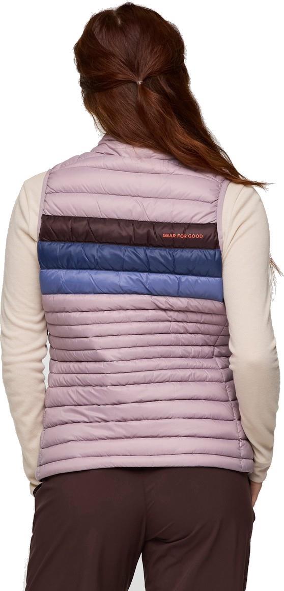 Fuego Down Vest - Womens - quartz stripes 1