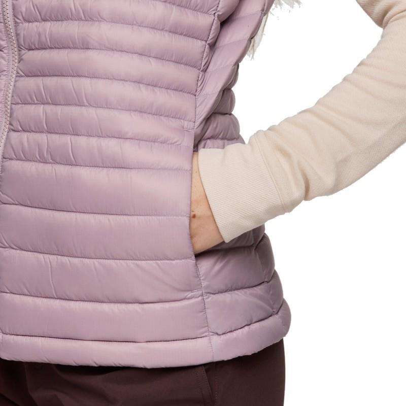 Fuego Down Vest - Womens - quartz stripes 1