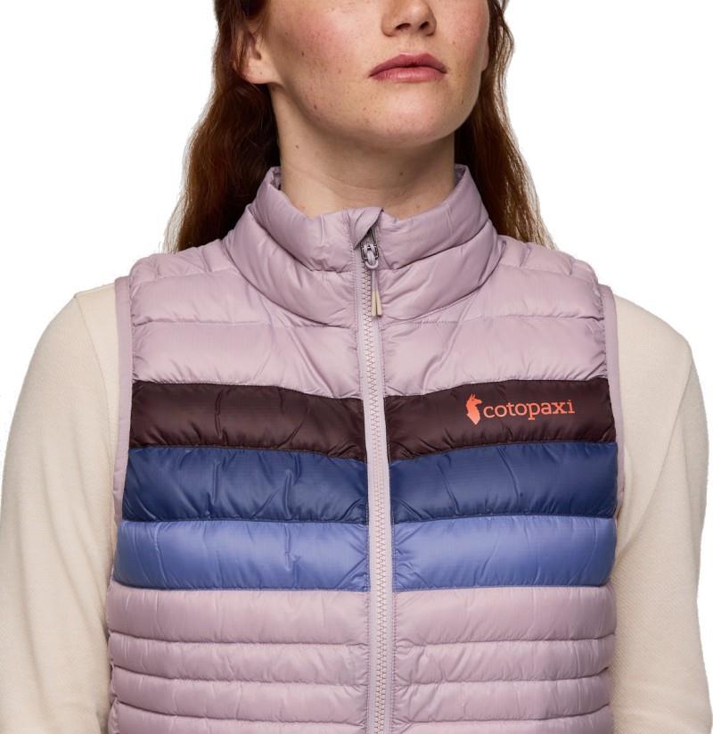 Fuego Down Vest - Womens - quartz stripes 1