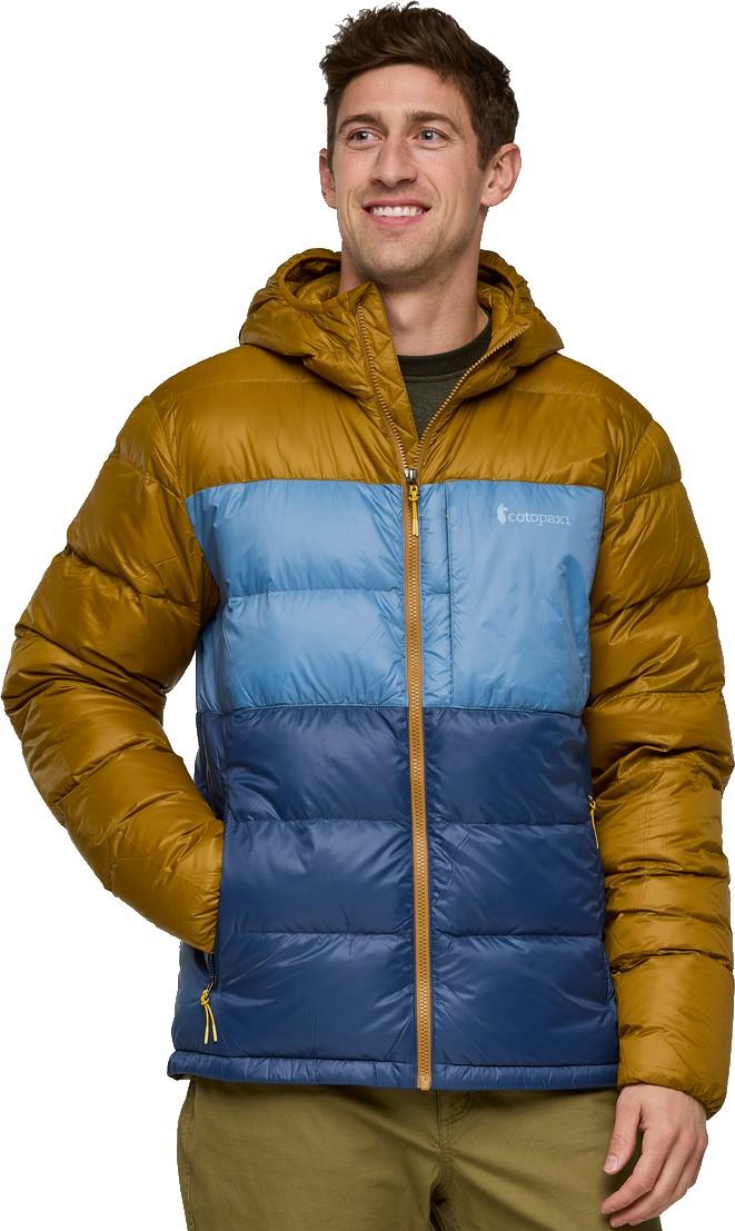 Fuego Max Down Hooded Jacket - Mens - bronze / deep sea 1