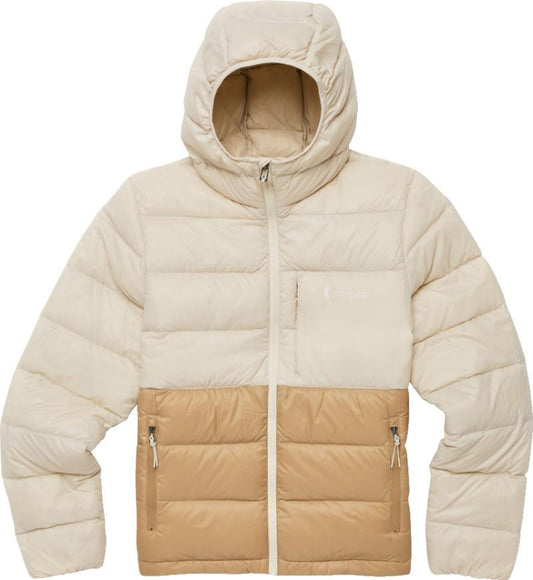 Fuego Max Down Hooded Jacket - Womens - cream / khaki 1
