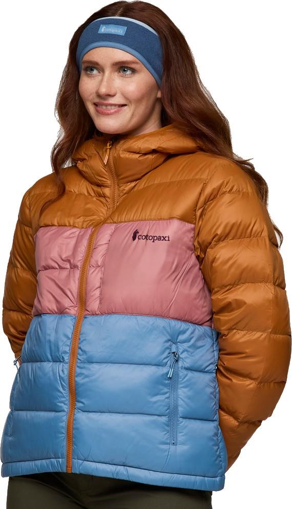 Fuego Max Down Hooded Jacket - Womens - sienna / fjord 1