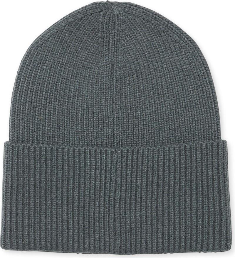 Knit Cuff Beanie - charcoal 1