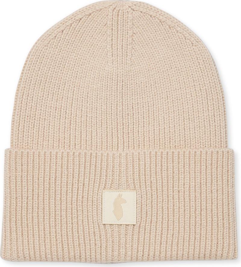 Knit Cuff Beanie - cream 1