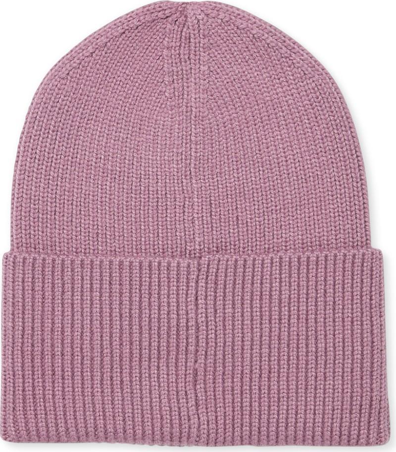 Knit Cuff Beanie - dusty rose 1