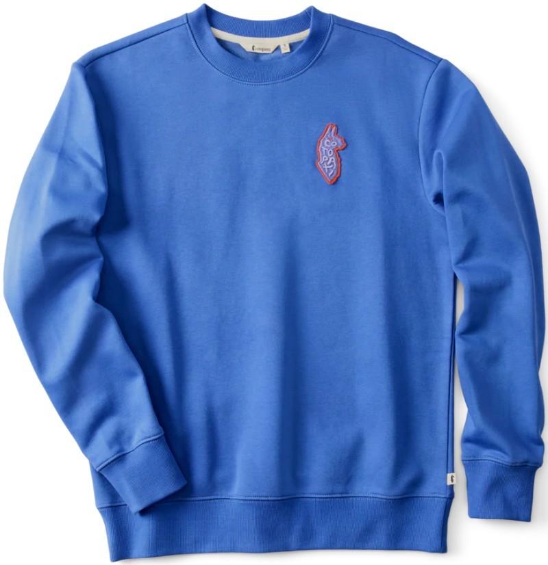 Lava Llama Crew Sweatshirt - Womens - azure 1