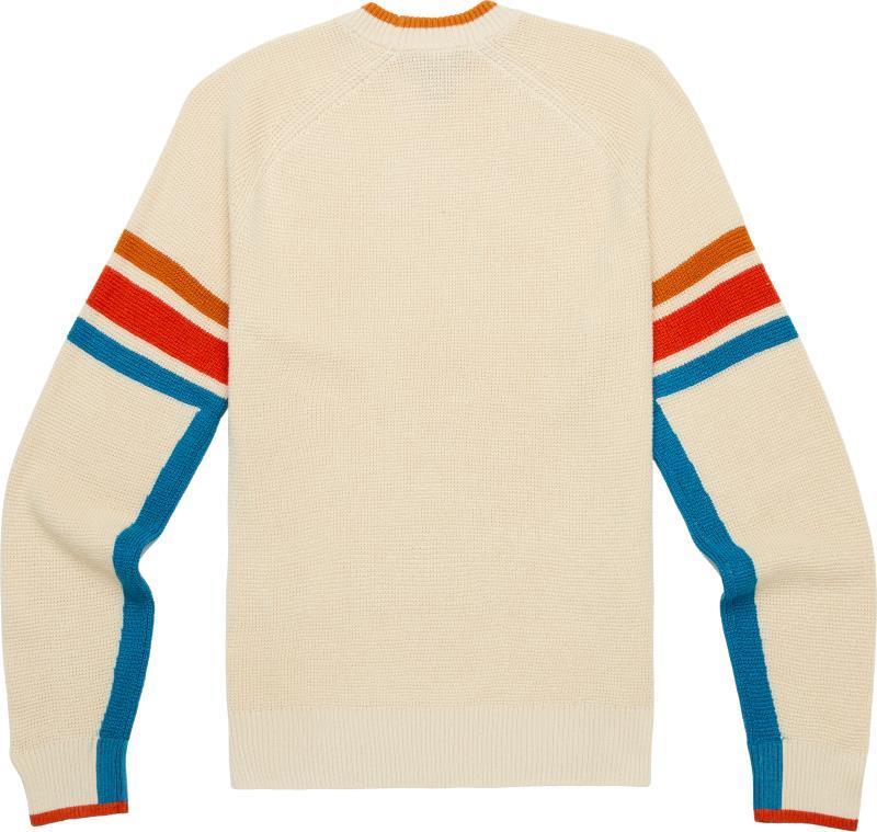 Libre Waffle Crew Sweater - Womens - Cream 2