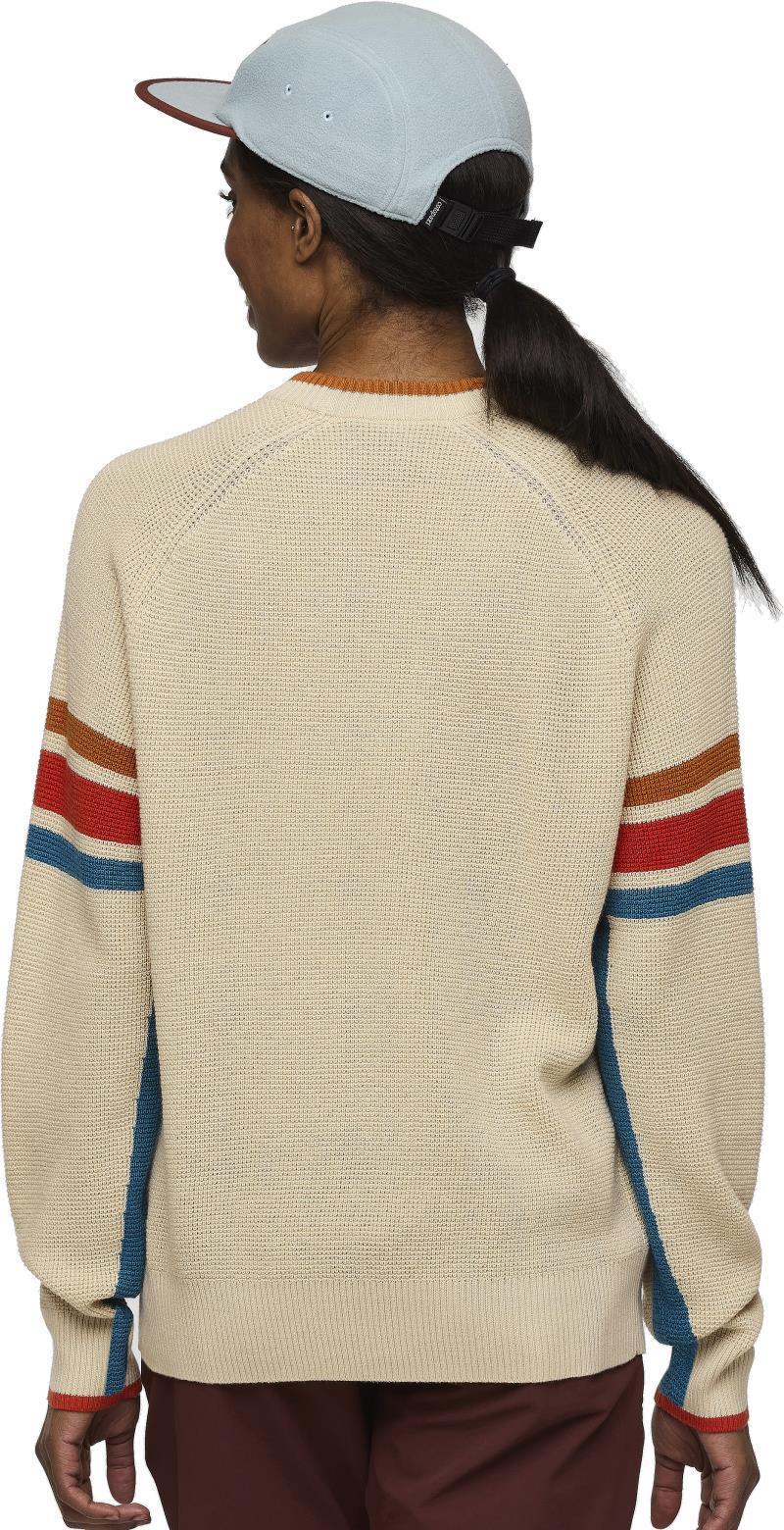Libre Waffle Crew Sweater - Womens - Cream 4