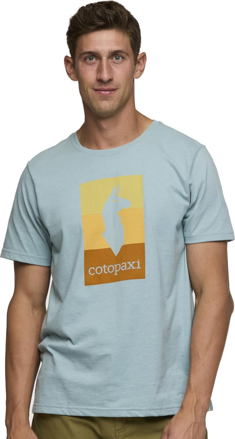 Llama Block T-Shirt - Mens - sea spray 1