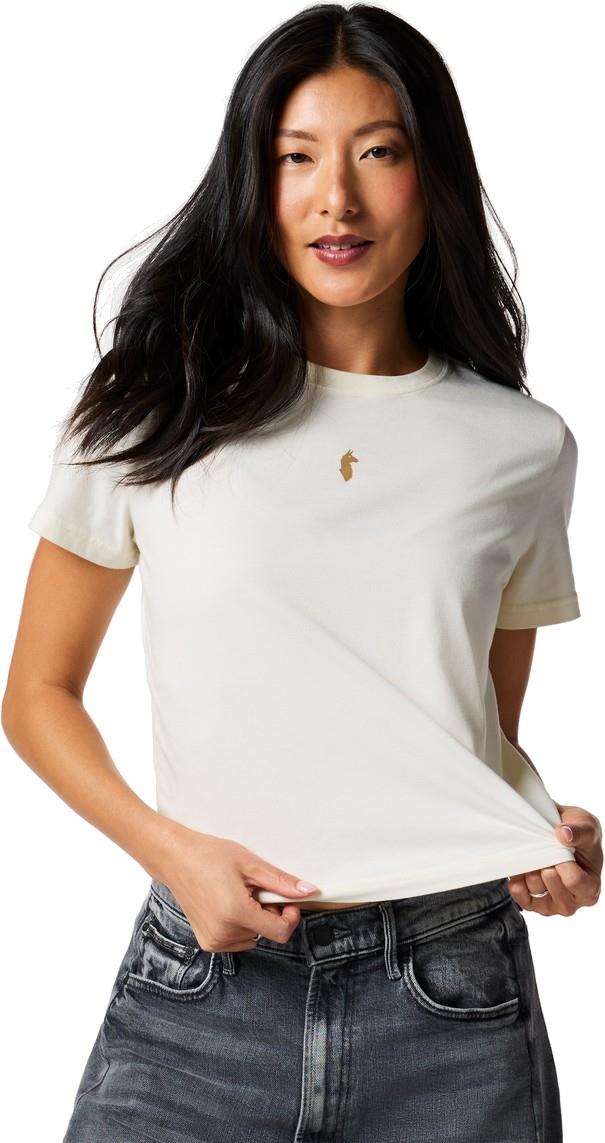 Llama Icon T-Shirt - Womens - bone 1