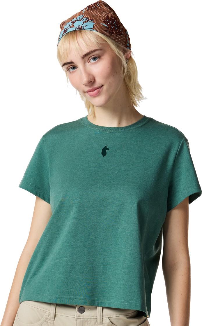 Llama Icon T-Shirt - Womens - juniper 1