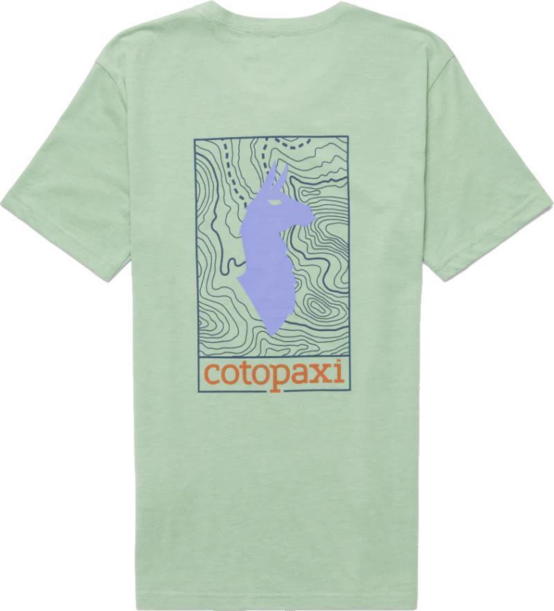 Llama Map Organic T-Shirt - Womens - Aspen 1