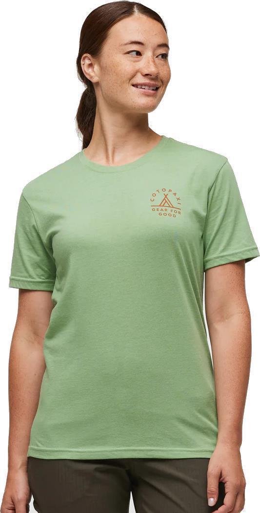 Llama Map Organic T-Shirt - Womens - Aspen 2