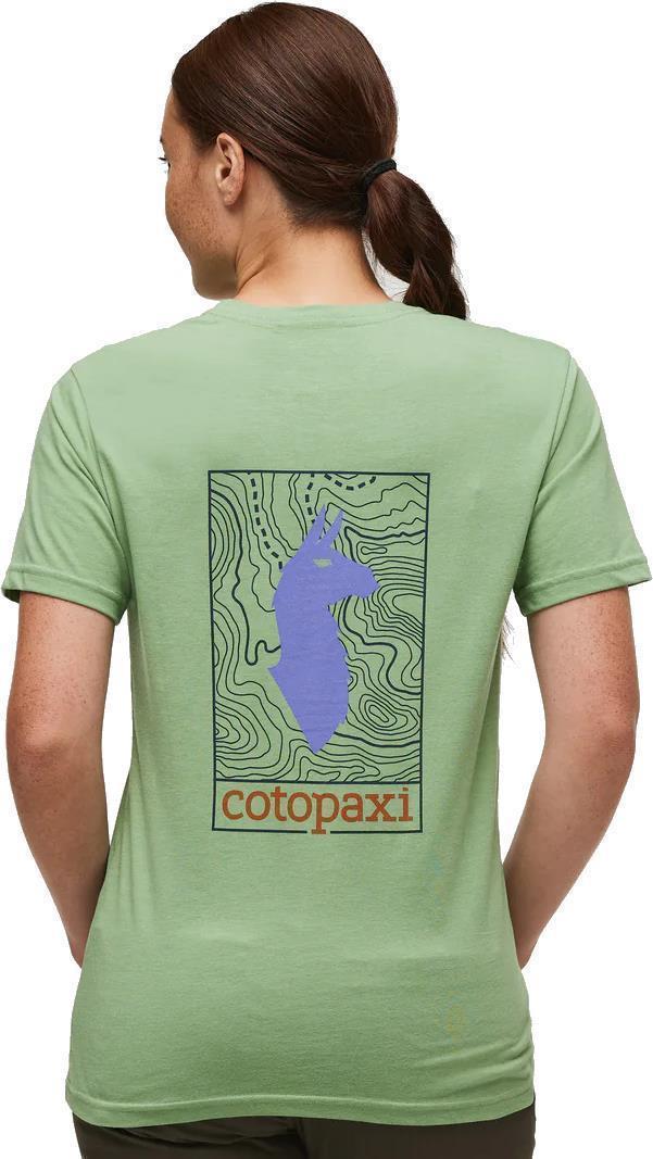 Llama Map Organic T-Shirt - Womens - Aspen 3