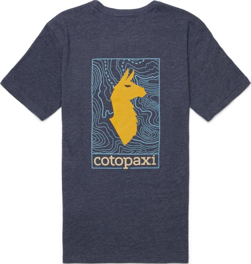 Llama Map Organic T-Shirt - Womens - Graphite 2
