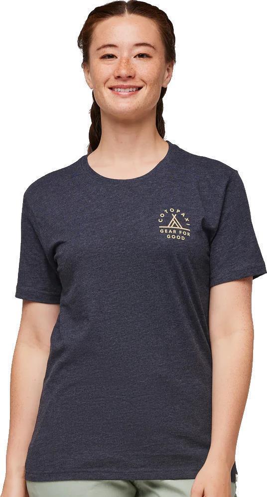Llama Map Organic T-Shirt - Womens - Graphite 3