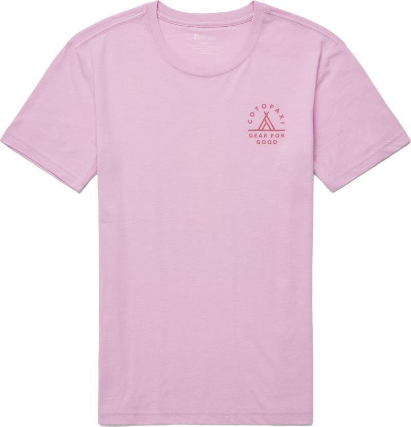 Llama Map Organic T-Shirt - Womens - Orchid Bloom 1