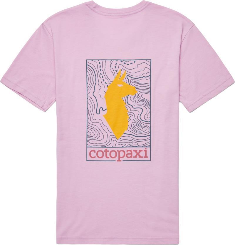 Llama Map Organic T-Shirt - Womens - Orchid Bloom 2