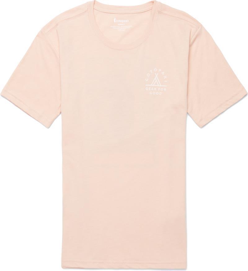 Llama Map Organic T-Shirt - Womens - Rosewood 1