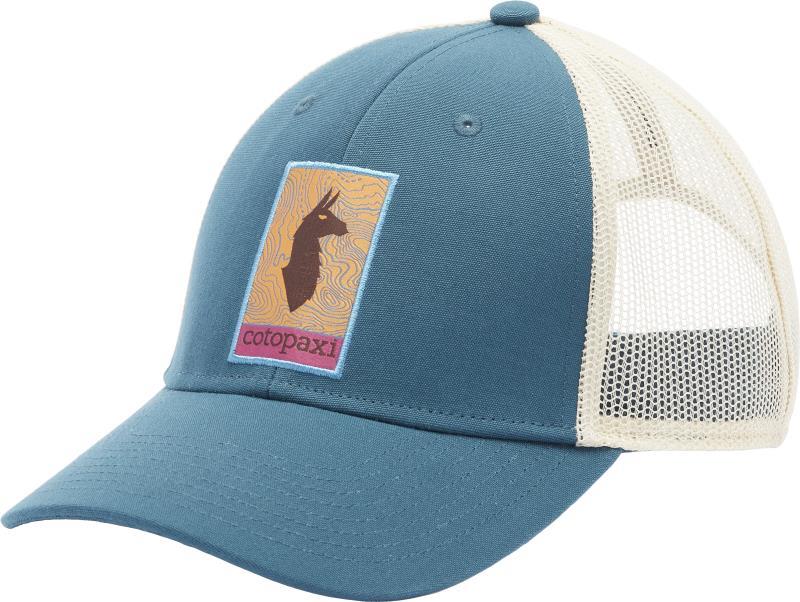 Llama Map Trucker Hat - Abyss 1