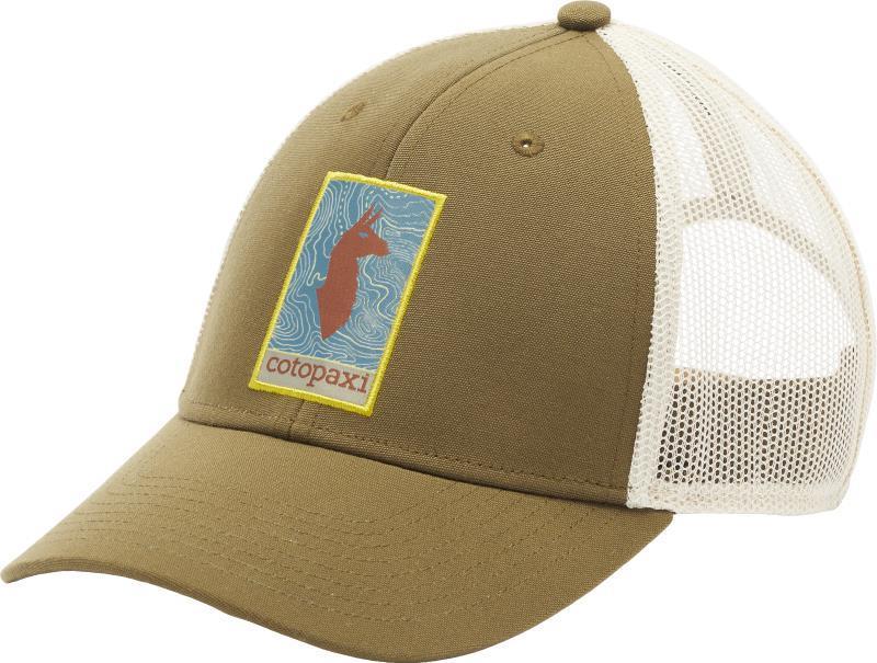 Llama Map Trucker Hat - Live Oak 1