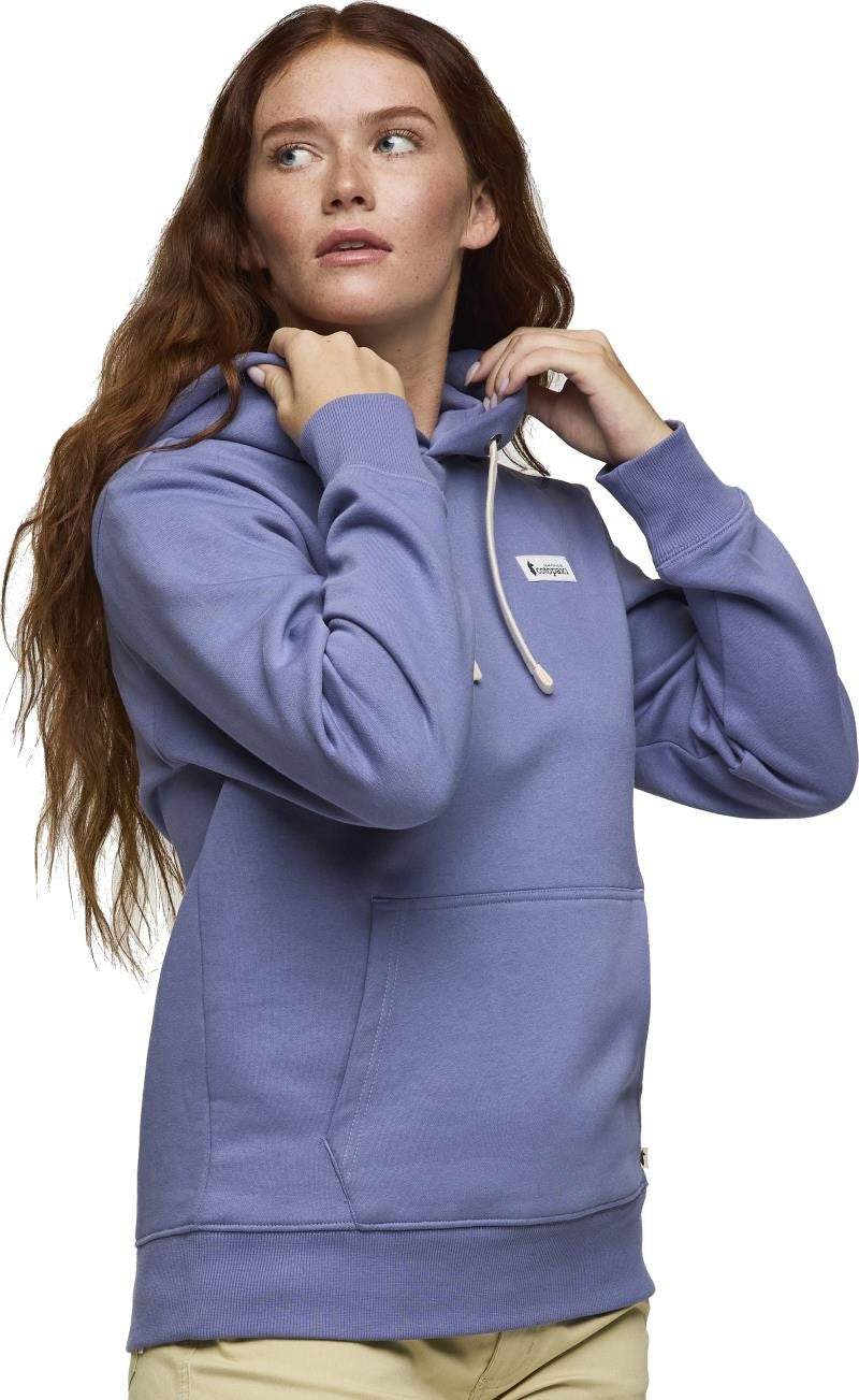 Llama Patch Pullover Hoodie - Womens - blue smoke 1