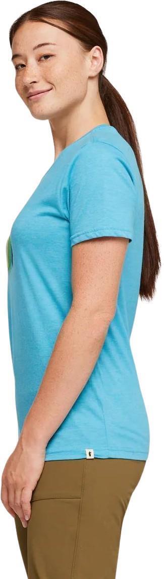 Llama Sequence Organic T-Shirt - Womens - Poolside 4