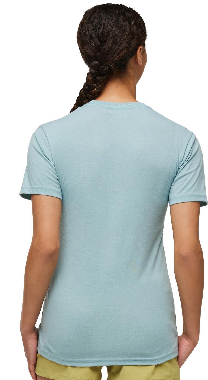 Llama Sequence Organic T-Shirt - Womens - Sea Spray 4