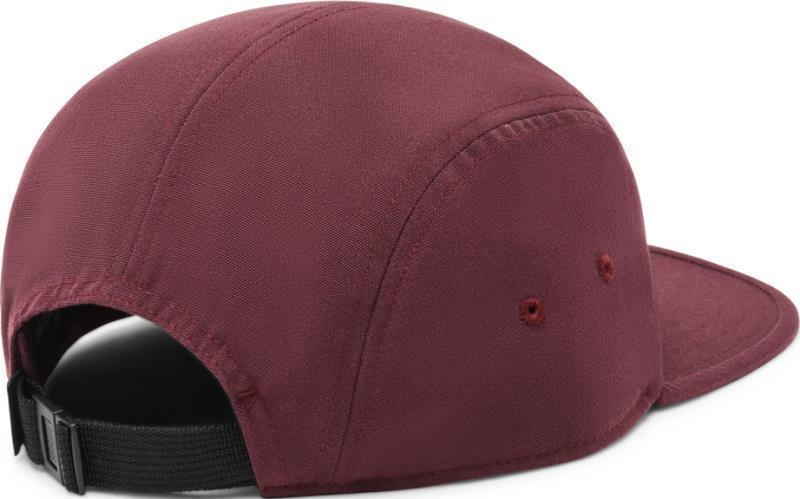 Llama Stripes 5 Panel Hat - Wine 2