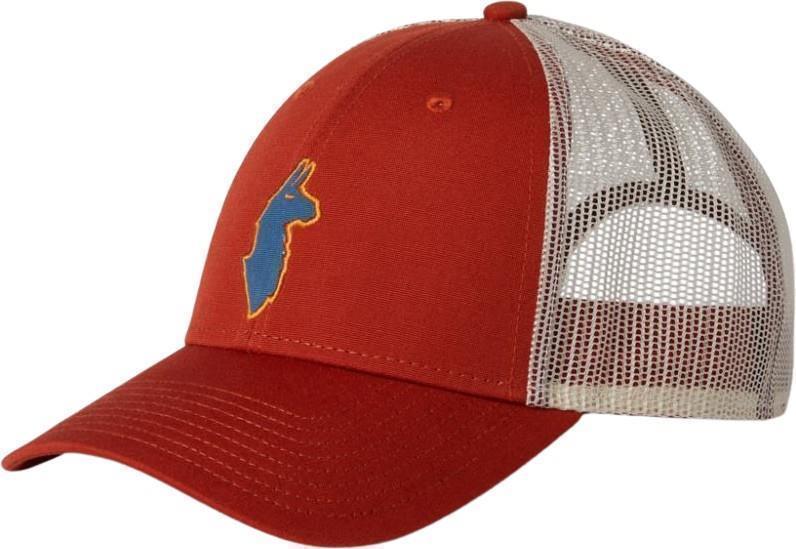 Llama Trucker Hat - Rust 1