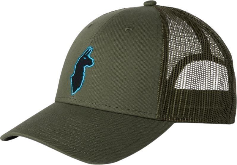 Llama Trucker Hat - Spruce 1