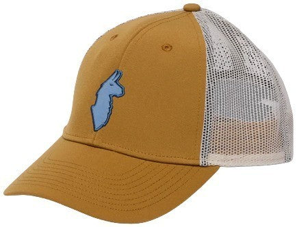 Llama Trucker Hat - bronze 1