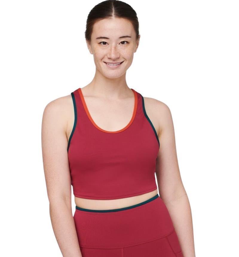 Mari Crop Top - Womens - Raspberry 1