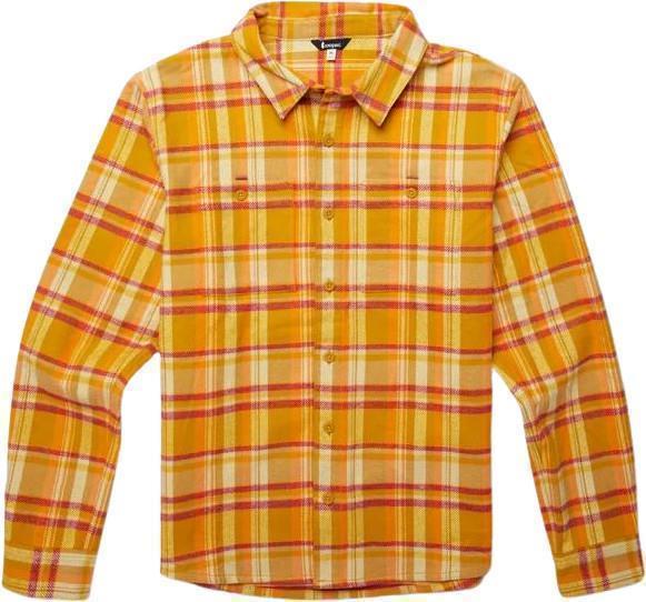 Mero Organic Flannel Shirt - Mens - Amber Plaid 1