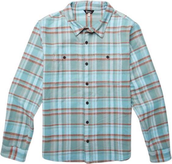 Mero Organic Flannel Shirt - Mens - Bluegrass Plaid 1