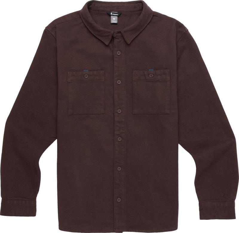 Mero Organic Flannel Shirt - Mens - Coffee 1