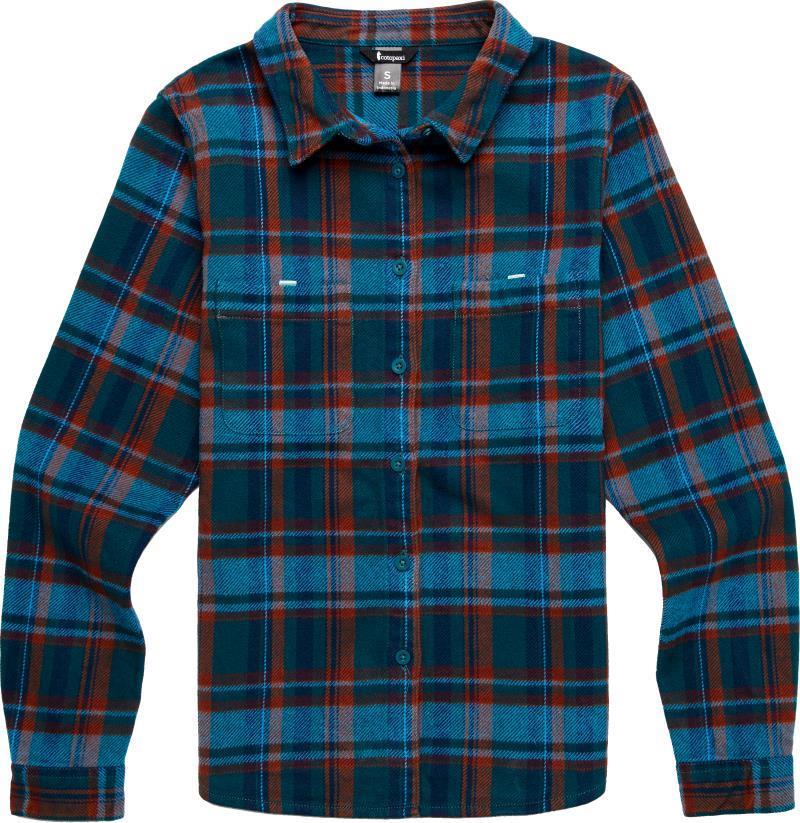 Mero Organic Flannel Shirt - Womens - Abyss Plaid 1