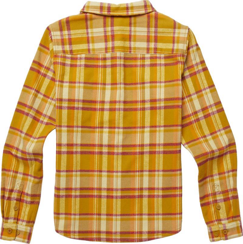 Mero Organic Flannel Shirt - Womens - Amber Plaid 2