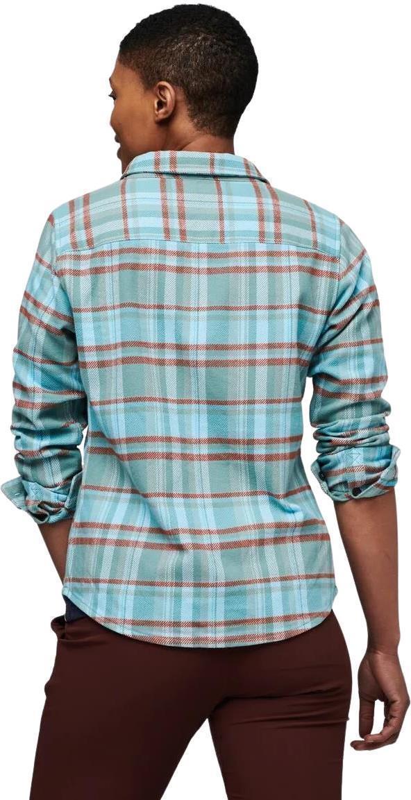 Mero Organic Flannel Shirt - Womens - Bluegrass Plaid 3